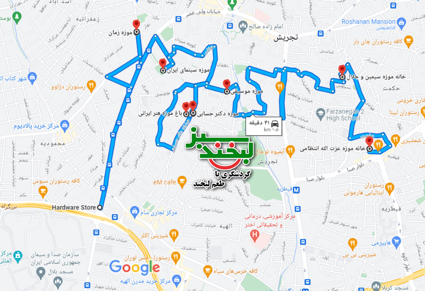 نقشه گالیور برای موزه ها